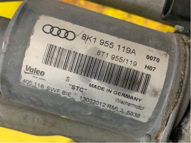 Wiper motor windscreen