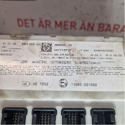 Fuse box electrical centre