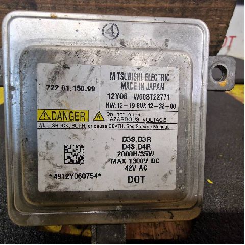 Control unit headlight